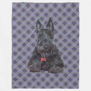 Manta Polar Scottie sobre Tartán
