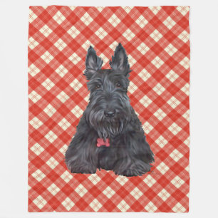 Manta Polar Scottie sobre Tartán