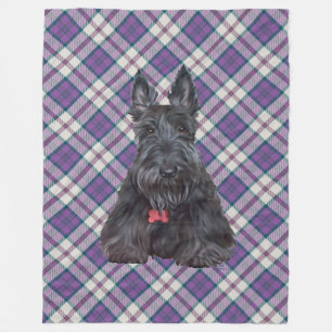 Manta Polar Scottie sobre Tartán