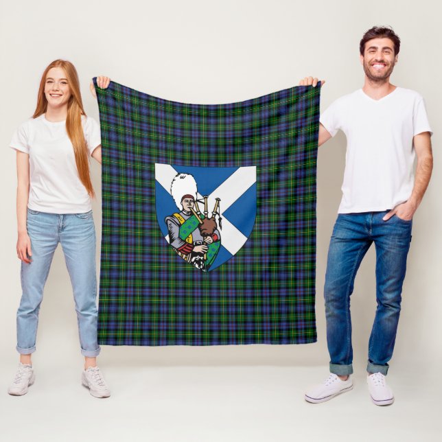 Manta Polar Scotts Baillie Hunting Tartan Plaid (In situ)