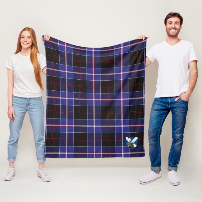 Manta Polar Scotts Dunlop Modern Tartan Plaid (In situ)