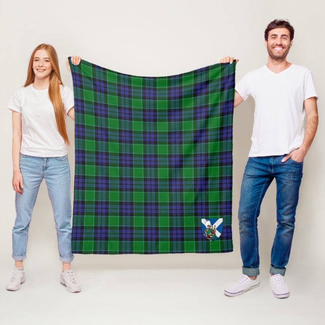 Manta Polar Scotts Graham de Tartán Plaid de Menteith (In situ)