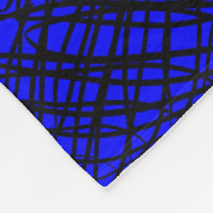 Manta Polar Scribe simple Tejido Espejo Azul