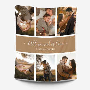 Manta Polar Script manuscrito con Nombres 6-Foto