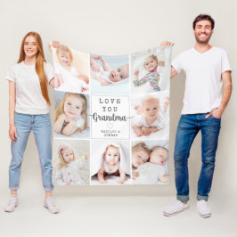 Manta Polar Script personalizado te quiere abuela 8 foto