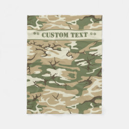 Manta Polar Scrub Camo con Personalizado Textos