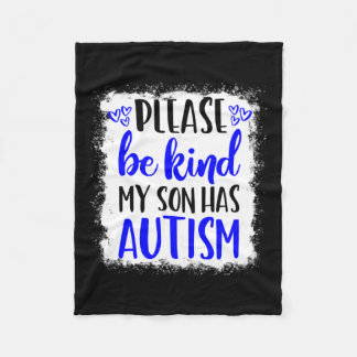 Manta Polar Sé Amable Mi Hijo Tiene Conciencia Del Autismo En