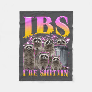 Manta Polar Sé gráfico Ibs Mapache Meme Bootleg Humor