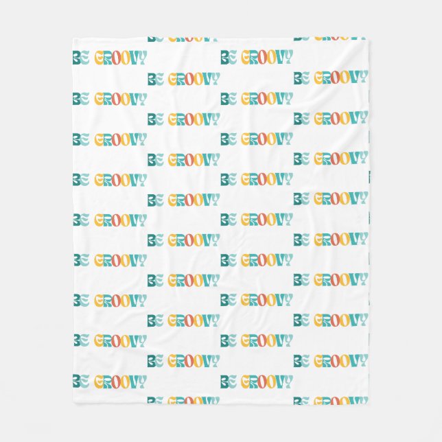 Manta Polar "Sé Groovy" (Anverso)