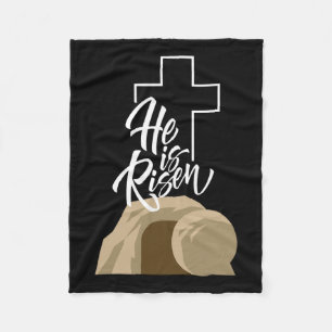 Manta Polar Se Levanta 3 Días Jesucristo Feliz Pascua Chris