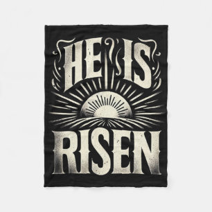 Manta Polar Se Levanta Jesús Dios Cristiano Sol Resurrección E