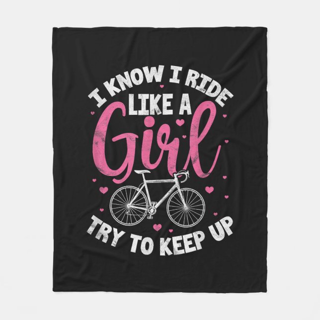 Manta Polar Sé Que Viajo Como Un Chica Tratando De Mantener La (Anverso)