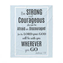 Sea azul fuerte y valeroso/negro (de Joshua)