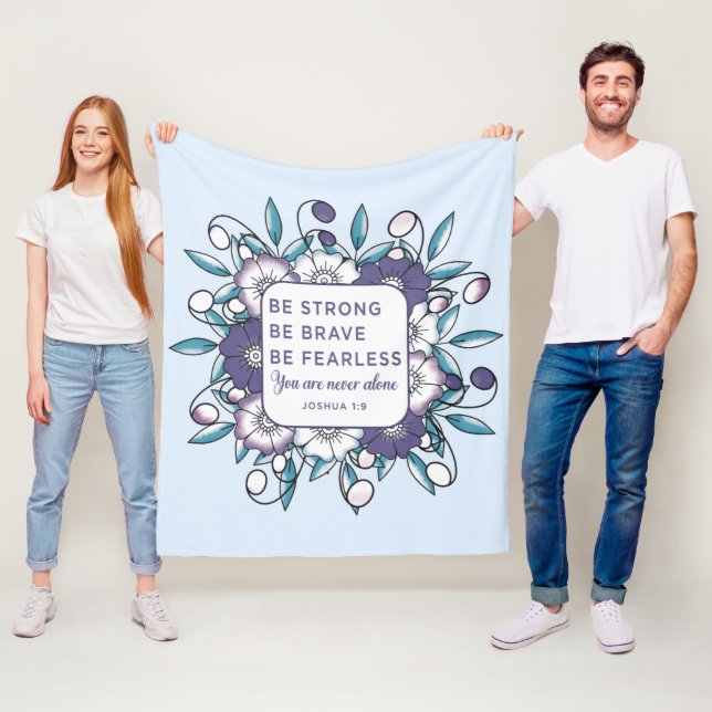 Manta Polar Sea fuerte, valiente y valiente - Biblia versus Fl (In situ)