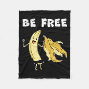 Manta Polar Sea Gratis Gratuito Banana Gráfica Fruta Lover Lib