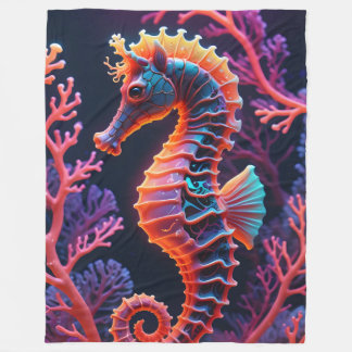 Manta Polar Seahorse Fleece Blanket