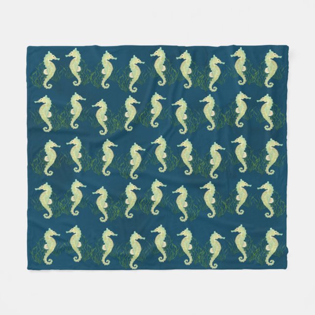 Manta Polar Seahorse Fleece Blanket (Frente (Horizontal))