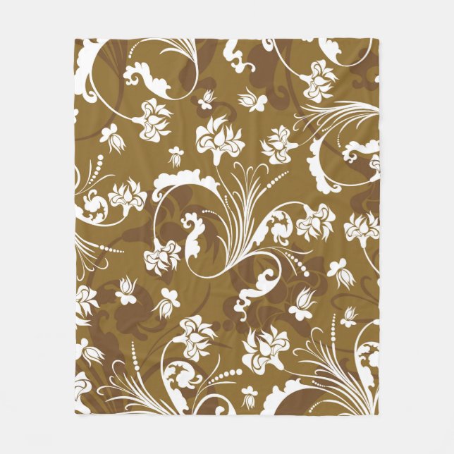 Manta Polar Seamless floral pattern. abstract,art,background,b (Anverso)