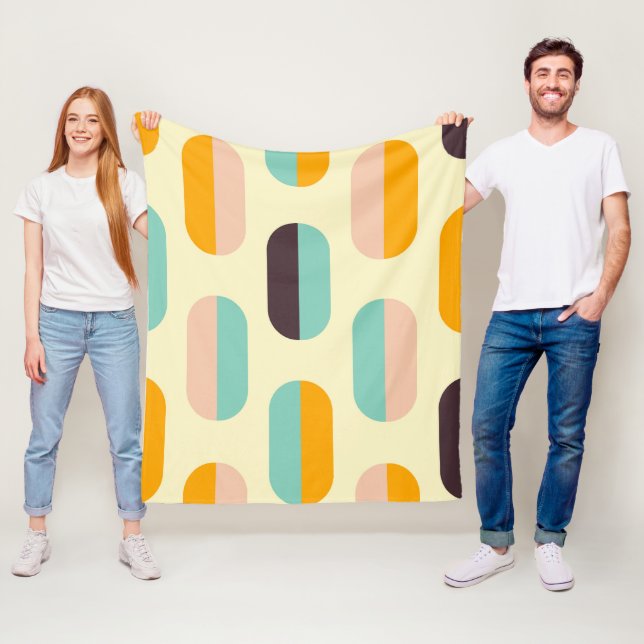 Manta Polar Seamless geometric pattern in retro vibes (In situ)