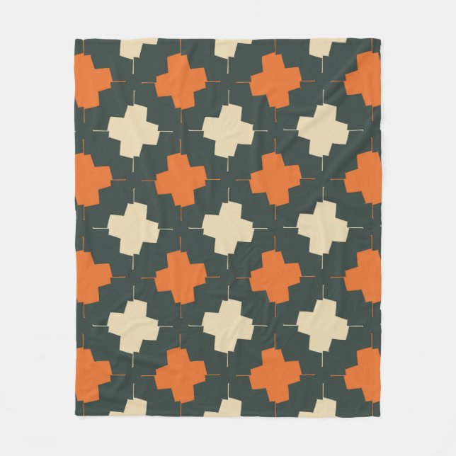 Manta Polar Seamless pattern with bright geometric elements on (Anverso)