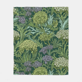 Manta Polar Seamless William Morris style floral pattern