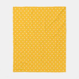 Manta Polar Seamless yellow-orange  polka dot  pattern 