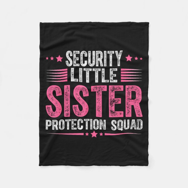 Manta Polar Security Little Sister Protection Squad Funny Boys (Anverso)