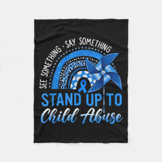 Manta Polar See Something Say Something Blue Ribbon Pinwheel