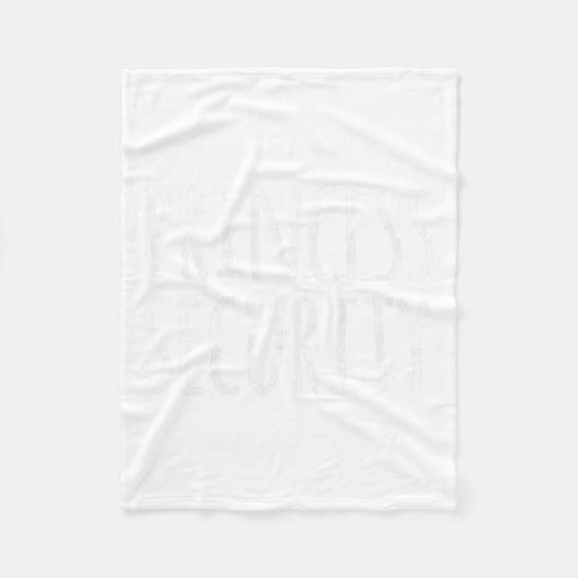 Manta Polar Seguridad Princesa Halloween Disfraces Papá Hombre (Anverso)