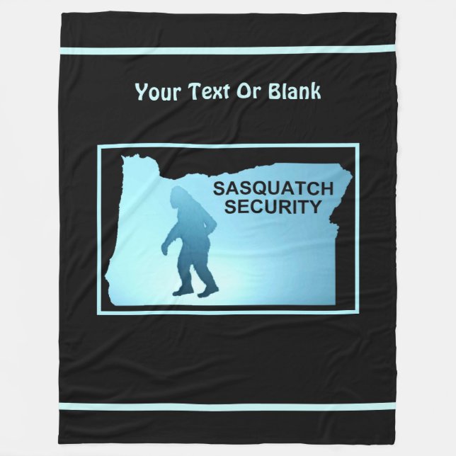 Manta Polar Seguridad Sasquatch - Oregón (Anverso)