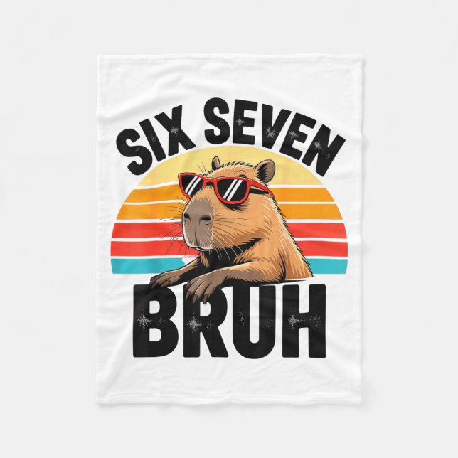 Manta Polar Seis Siete Bruh 67 Meme Capybara  (Anverso)
