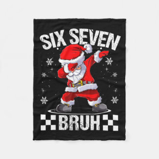 Manta Polar Seis Siete Bruh 6-7 Meme Navidad Pjs Coincidentes