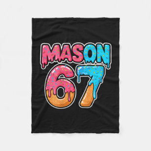 Manta Polar Seis Siete Meme Mason 67 Helado Goteo Divertido (e