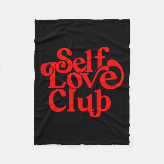 Manta Polar Self Care Club Sitive Aesthetic Self Love Valentin (Anverso)