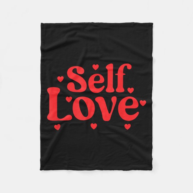 Manta Polar Self Love Valentines Day Self Care Womens  (Anverso)