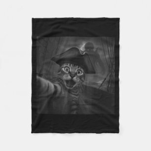 Manta Polar Selfie de gato con Cthulhu terror cósmico divertid