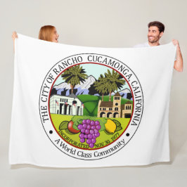 Manta Polar Sello de la ciudad de Rancho Cucamonga (California