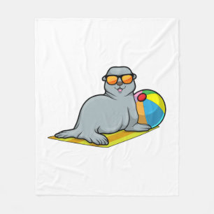Manta Polar Sello para tomar el sol con waterpolo