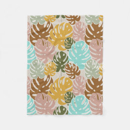 Manta Polar Selva colorida