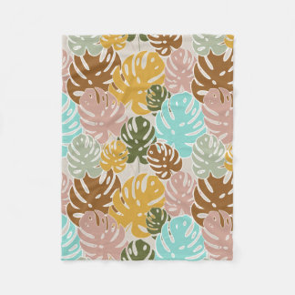 Manta Polar Selva colorida