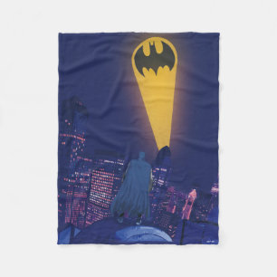 Manta Polar Señal de Murciélago Sobre Gotham