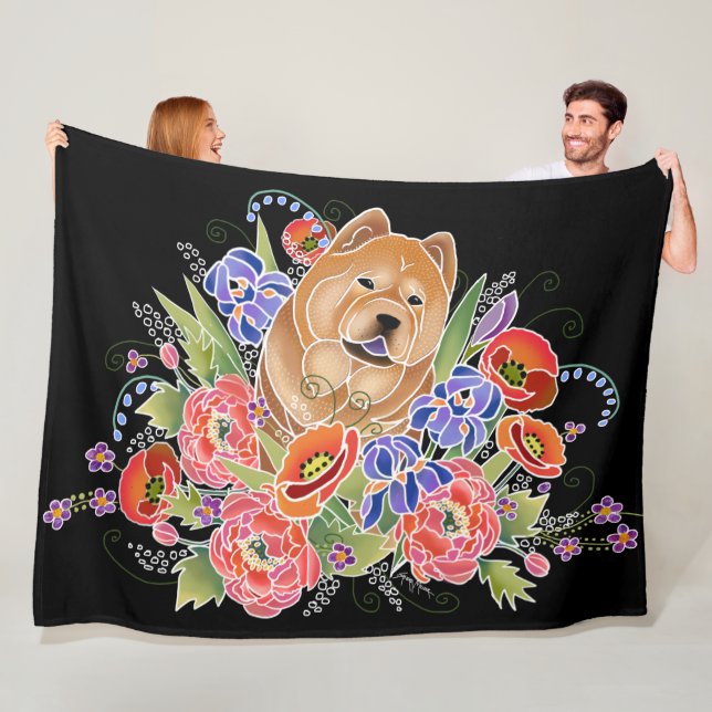 Manta Polar SENCILLO PATH DE JARDÍN - Fleece Blanket 3 tamaños (In situ)