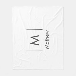 Manta Polar Sencillo y elegante nombre de las líneas de hombre