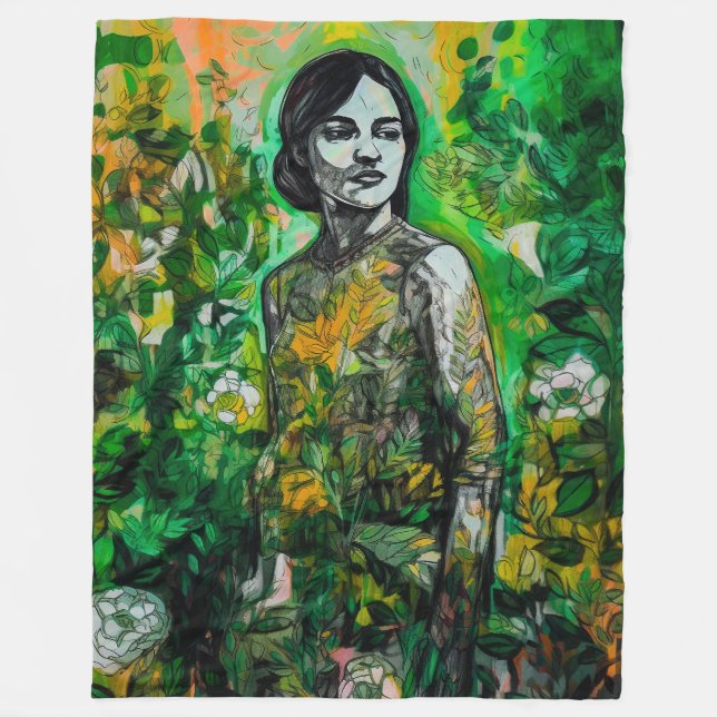 Manta Polar Señora del Misterio (Anverso)