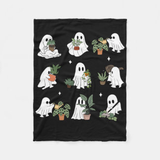 Manta Polar Señora Planta Fantasma Halloween Retro Plantas Esp