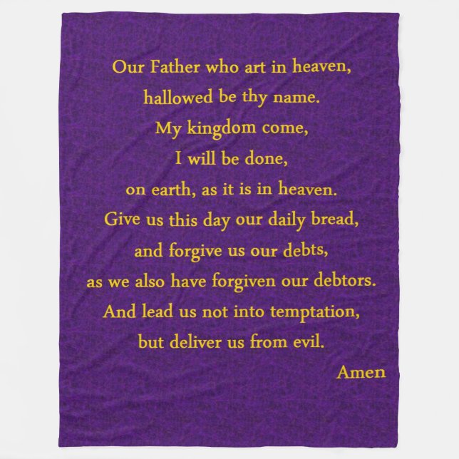 MANTA POLAR SEÑORES PRAYER (Anverso)