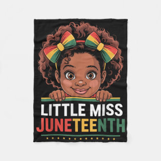Manta Polar Señorita Juneteenth Libertad Negra Americana Afric