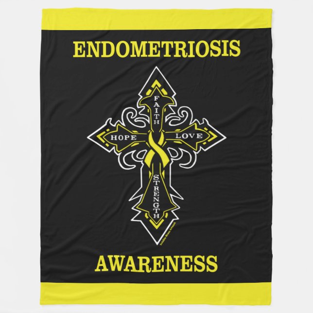 Manta Polar Sensibilización...Endometriosis Fleece Blanket (Anverso)