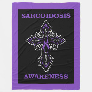 Manta Polar Sensibilización... Sarcoidosis Fleece Blanket