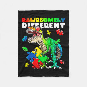Manta Polar Sensibilización sobre autismo de dinosaurio increí